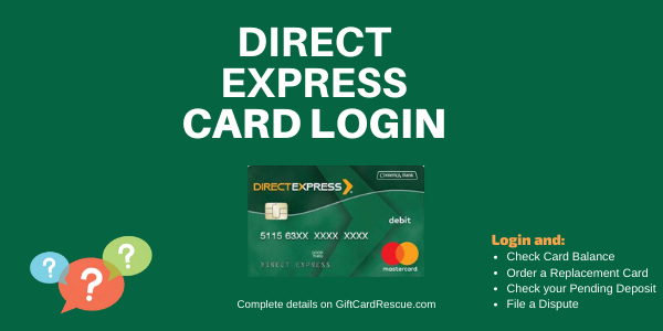 "How to Login to Direct Express Card Account"