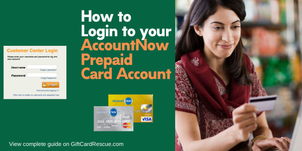 "How to login to AccountNow account online"